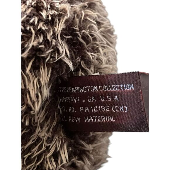 Bearington Collection White Brown Hedgehog Biggie Higgy Plush Stuffed Animal 9" - Picture 3 of 8